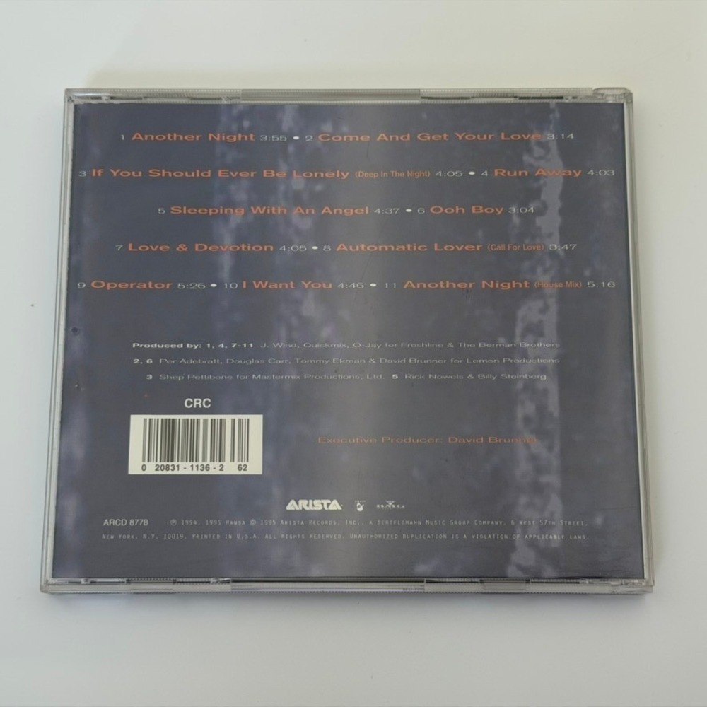 Real McCoy Another Night CD 1995 Arista Records Eurodance House Excellent - Picture 2 of 3
